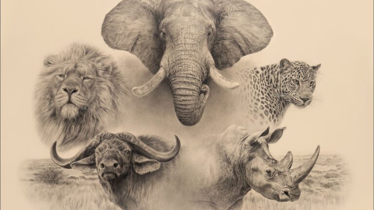 Big-Five-Illustration-Tanzania